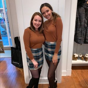 American Eagle Plaid Mini Skirt